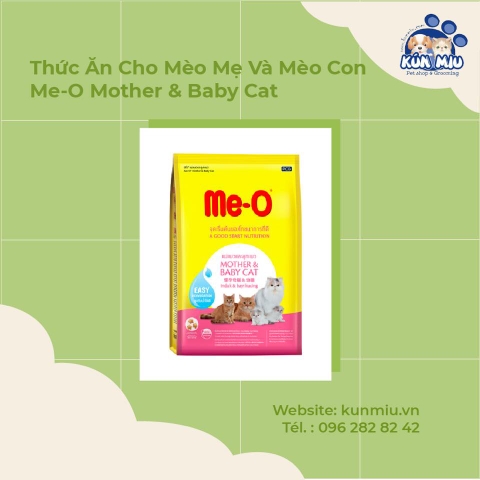 Thức ăn cho mèo mẹ và mèo con Me-o Mother & Baby cat