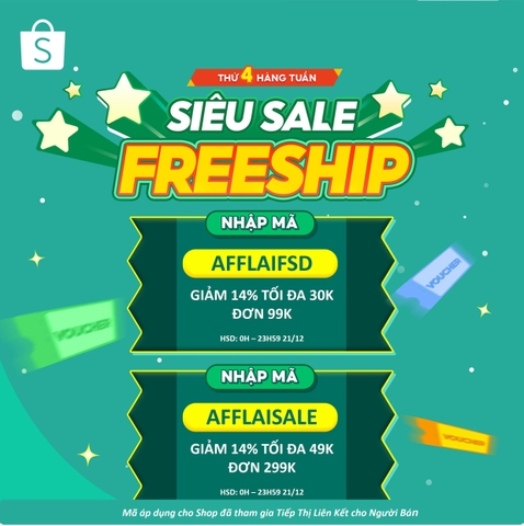 THỨ 4 HÀNG TUẦN - FREESHIP NGẬP TRÀN