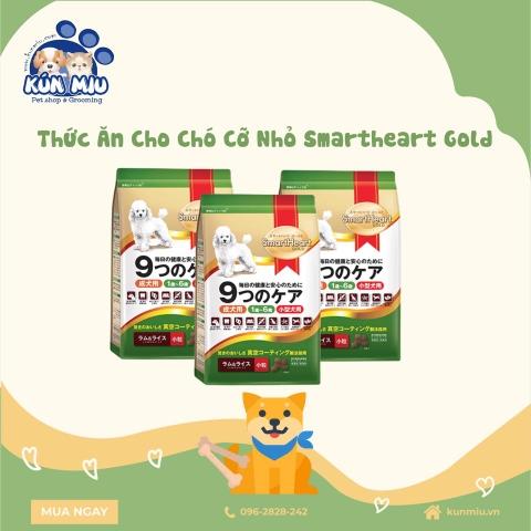 Thức ăn cho chó cỡ nhỏ Smartheart Gold
