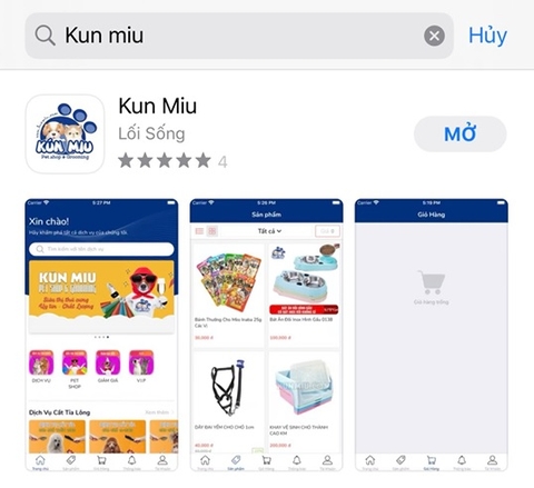 Ra mắt ứng dụng Kún Miu chuyên mua hàng, đặt lịch siêu tiện dụng cho các Sen