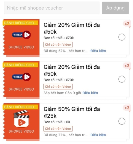 Lướt Shopee Video, săn Voucher khủng