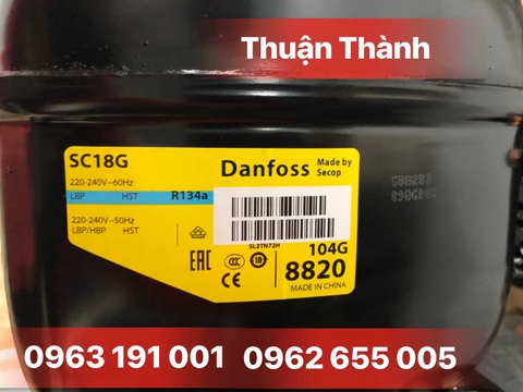 Máy nén tủ lạnh SC18G (R134) 1/2HP 380W/220V