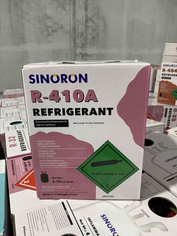 Gas lạnh R410a (Net 2.8 kg) Sinoron