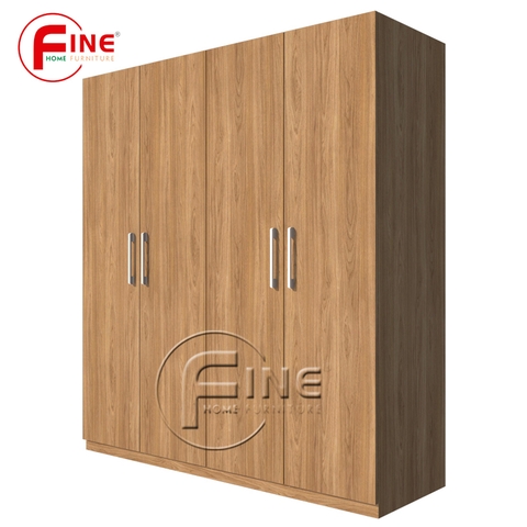 Tủ Quần Áo FINE FT071 (180cm x 200cm) Thiết kế hiện đại, ngăn tủ rộng treo quần áo thoải mái