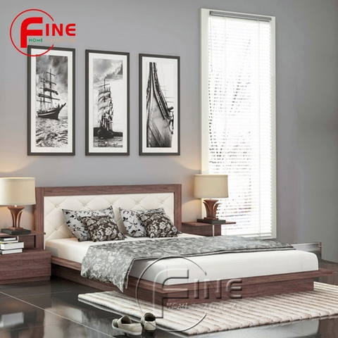 Giường Nhật FINE FG007 (160cm x 200cm) Phong cách Nhật Bản đơn giản hiện đại