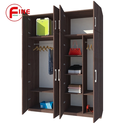 Tủ Quần Áo FINE FT173 (200cm x 260cm) Thiết kế hiện đại, ngăn để đồ và treo quần áo rất lớn