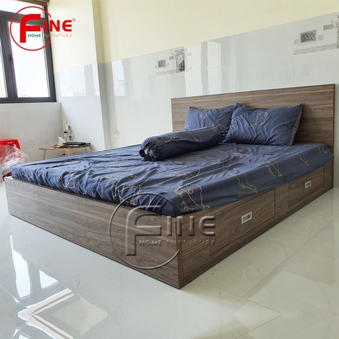 Giường Vai Đứng FINE FG157 (140cm x 200cm) Thiết kế hiện đại, đẹp và sang trọng