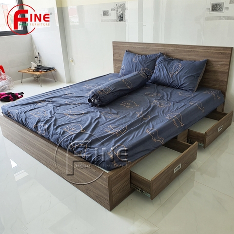 Giường Vai Đứng FINE FG157 (140cm x 200cm) Thiết kế hiện đại, đẹp và sang trọng