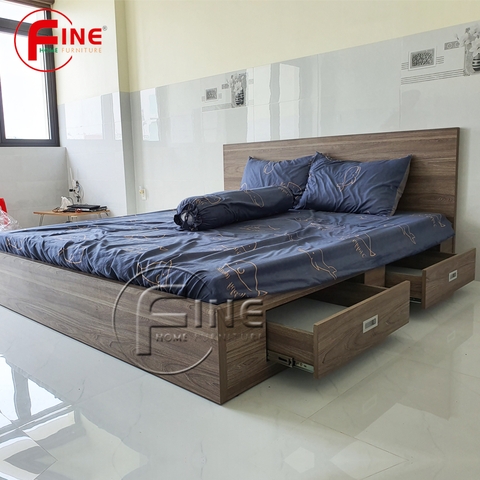 Giường Vai Đứng FINE FG157 (140cm x 200cm) Thiết kế hiện đại, đẹp và sang trọng