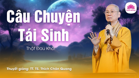 CÂU CHUYỆN VỀ TÁI SINH- TT. TS Thích Chân Quang (Trích bài TỨ DIỆU ĐẾ Bản Tuyên Ngôn Của Phật- Khổ Đế 2)