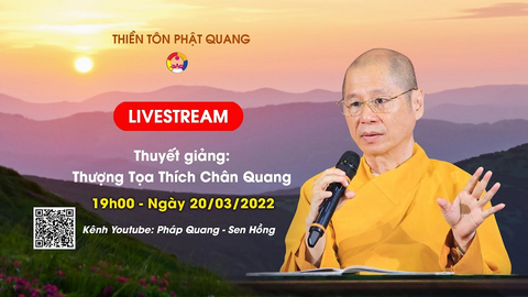 Livestream thuyết giảng khóa Thiền Pháp Vân - TT. Thích Chân Quang