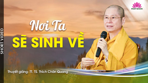 NƠI TA SẼ SINH VỀ- TT. TS. Thích Chân Quang (Trích bài giảng 