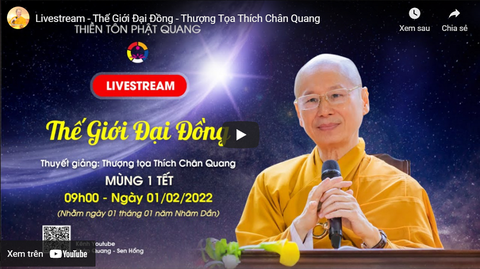 Livestream thuyết giảng 