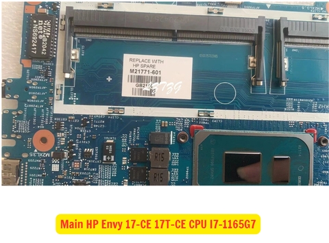 CPU Main HP Envy 17-CE 17T-CE CPU I7-1165G7