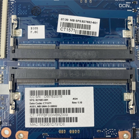 Main HP Pavillion 14-AC CPU I3-5005U 6050A2730001