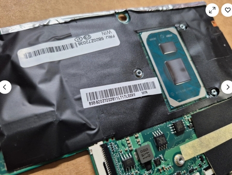 CHIP CPU Main Lenovo IdeaPad Slim 7 14ITL05 CPU i7-1165G7 16GB DALS2BMBAG0