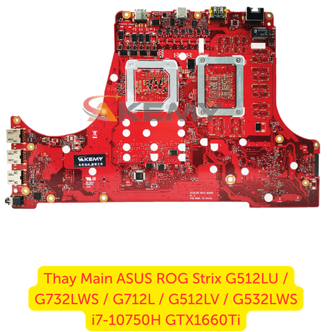 Mainboard ASUS ROG Strix G732LWS CPU i7-10750H VGA GTX1660Ti