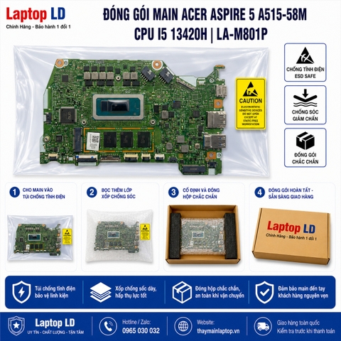 Bo mạch chủ Acer Aspire 5 A515-58M CPU i5-13420H