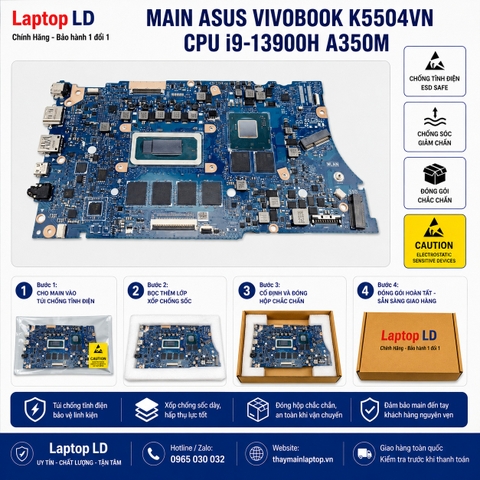 Bo mạch chủ Asus VivoBook K5504VN CPU i9-13900H