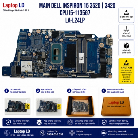 Bo mạch chủ Dell Inspiron 15 3520 3420 CPU i5-1135G7