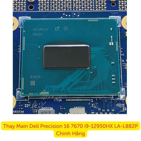 CPU Intel Core i9-12950HX hiệu năng cực cao được tích hợp trên mainboard Dell LA-L882P