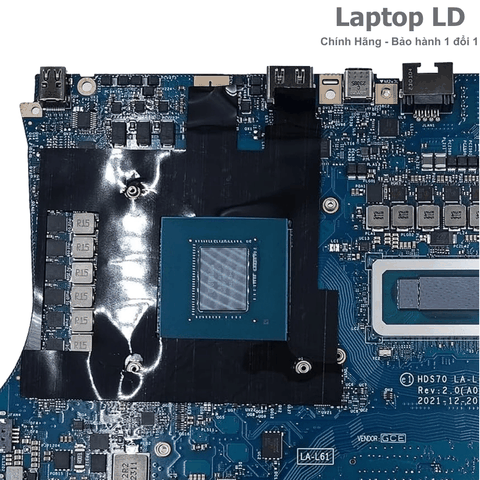 Card đồ họa rời NVIDIA GeForce RTX3060 trên main Dell Alienware X17 R2