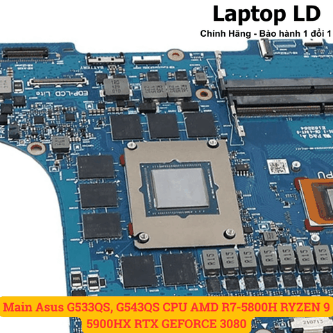 Card đồ họa rời NVIDIA GeForce RTX 3080 trên main Asus ROG Strix G533QS / G543QS