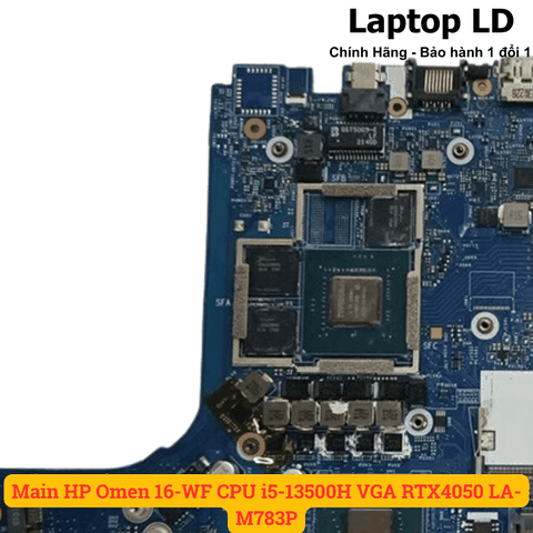 Mặt sau mainboard HP OMEN 16-WF CPU i5-13500H VGA RTX 4050