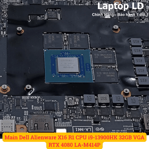 Card đồ họa rời NVIDIA GeForce RTX 4080 trên main Dell Alienware X16 R1