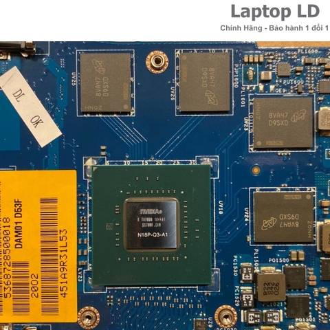Card VGA NVIDIA Quadro P1000 trên main Dell XPS 15 9570/5530 M5530 — Laptop LD
