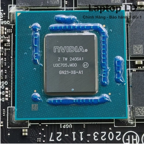 Card VGA RTX 4070 trên main laptop Dell Alienware X16 R2 hỗ trợ xử lý đồ họa hiệu năng cao