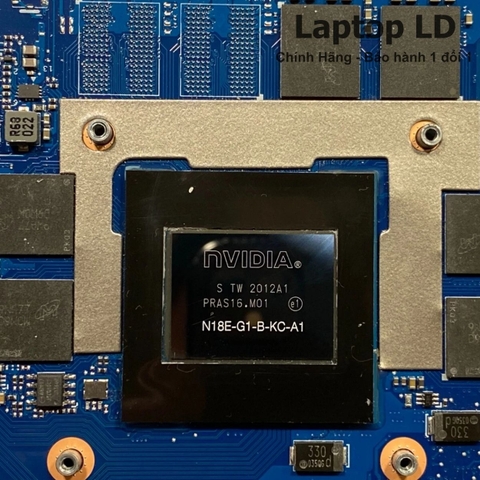 Card VGA Nvidia RTX 2070 trên main laptop Dell G7 15 7500 hỗ trợ xử lý đồ họa hiệu năng cao