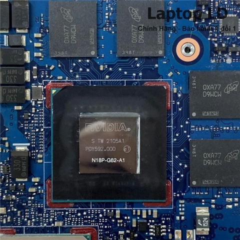 Card VGA rời NVIDIA GeForce RTX 1650 trên main HP Envy 14-EB — Laptop LD