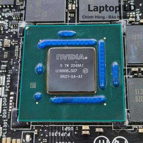 Card VGA rời NVIDIA GeForce RTX 4060 8GB trên main Dell Alienware X14 R2