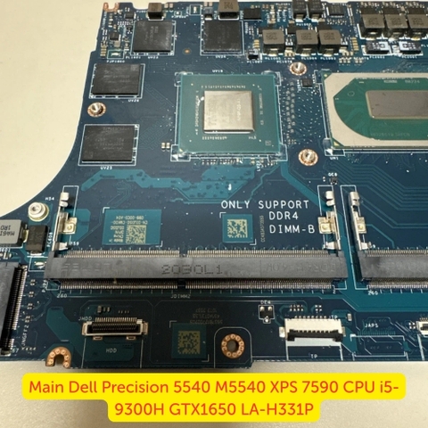 Chipset trên mainboard Dell XPS 15 7590 hỗ trợ điều khiển và vận hành hệ thống