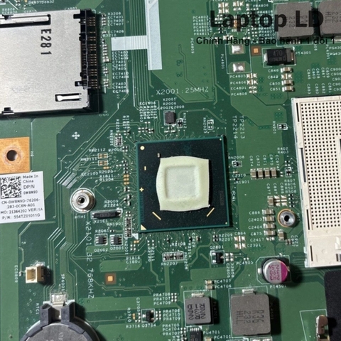 Chipset trên bo mạch chủ Dell Inspiron 3520 giúp điều khiển hệ thống