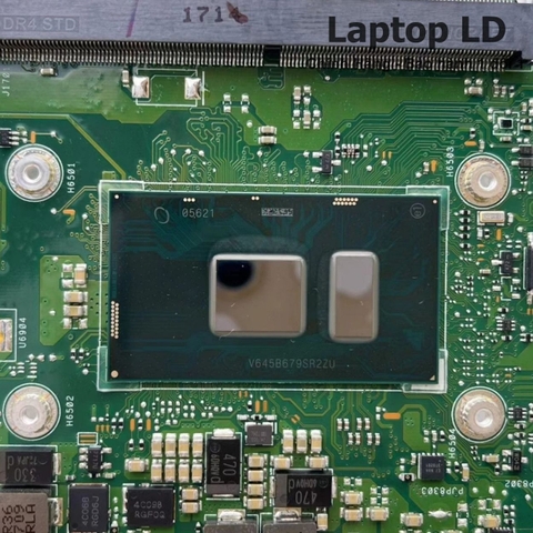 Khu vực chipset và CPU i5-7200U trên main Asus UX310UV / UX310UAK / UX310UQK