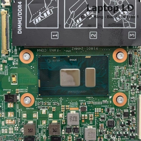 Khu vực chipset và CPU trên main Dell Inspiron 15 7569 CPU i5-6200U 15264-1
