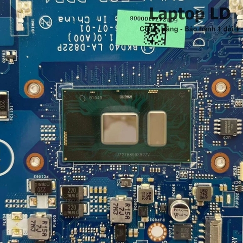 Khu vực chipset và CPU trên main Dell Inspiron 7460 / 7560 CPU i7-7500U LA-D821P