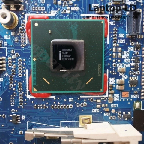 Khu vực chipset và CPU trên main HP EliteBook 8460p / 8460W / 6460P 6050A2398701-M