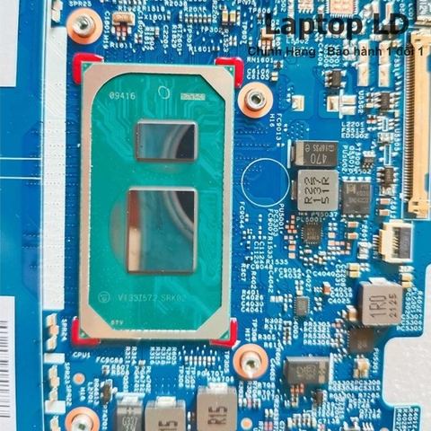 Khu vực chipset và CPU i7-1165G7 trên main HP ENVY X360 15-ES / 15M-ES 203039-1N