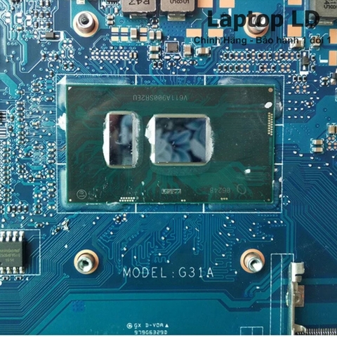 Khu vực chipset và CPU i5-7200U trên main HP Pavilion 14-AL DAG31AMB6D0