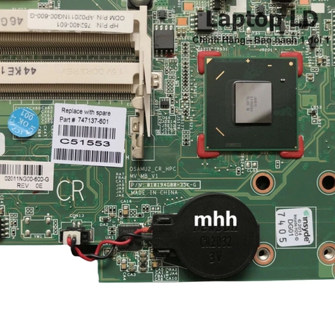 Khu vực chipset và CPU trên main HP Pavilion 15-D / 250 G2 747137-001