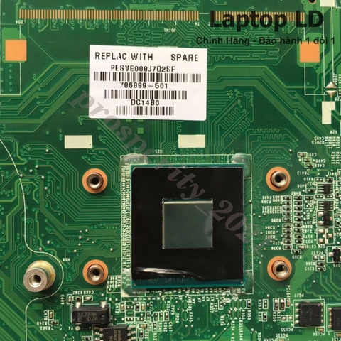 Khu vực chipset và CPU trên main HP Pavilion 15-F / 15-N CPU N2840 DAU88MMB6A0