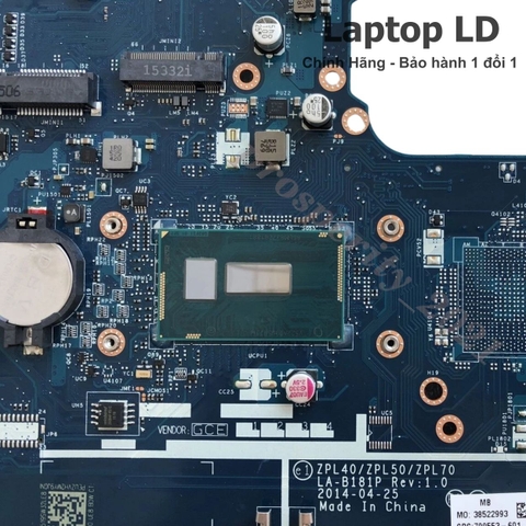 Khu vực chipset và CPU i5-5200U trên main HP ProBook 440 G2 / 450 G2 / 470 G2 LA-B181P