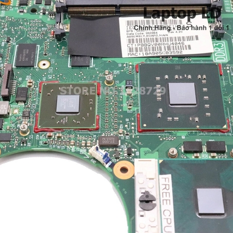 Khu vực chipset và CPU trên main HP ProBook 4410s / 4510s / 4411s / 4710s 6050A2252601-MB-A04