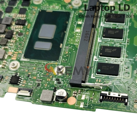 Khu vực chipset và CPU i5-7200U trên main K401UB / A404U / K401UQK / U4000
