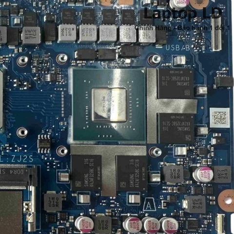 Khu vực chipset và IC điều khiển trên main Asus Vivobook 16X K3605ZC