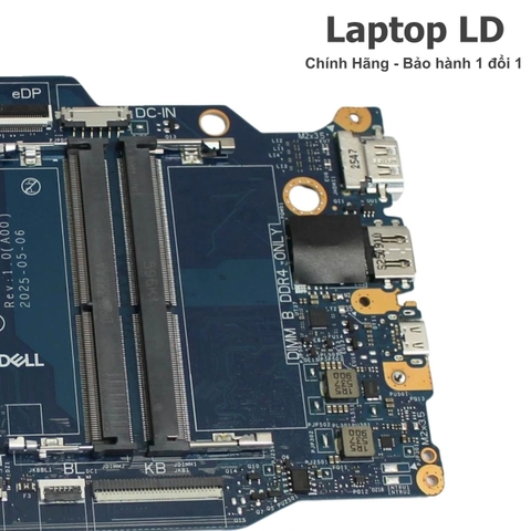 Cổng kết nối trên main Dell 15 DC15250 mã LA-M366P gồm USB HDMI nguồn và cổng tín hiệu