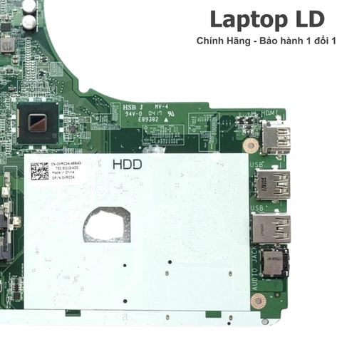 Các cổng kết nối trên main Dell Inspiron 14 7447 gồm USB HDMI và cổng nguồn